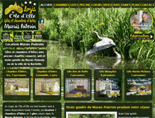 Tablet Screenshot of location-marais-poitevin.com